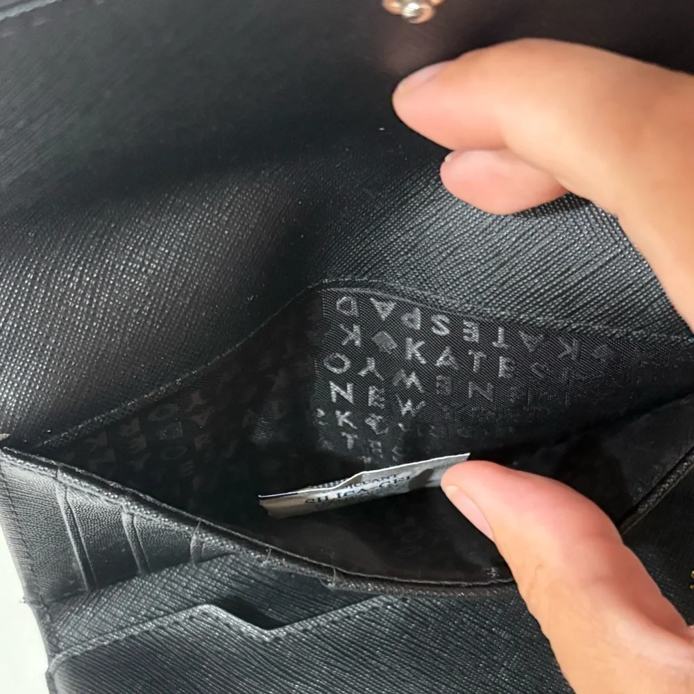 NWOT Kate Spade Black WristletC